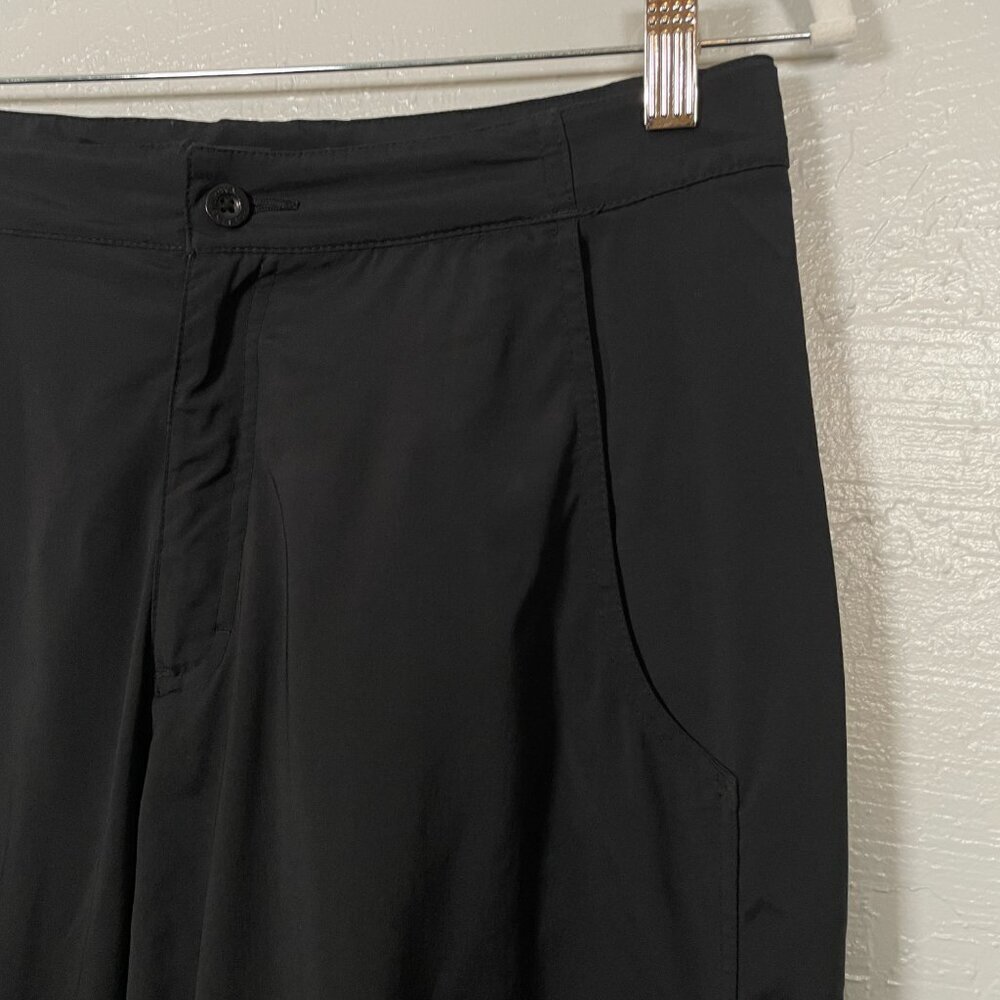 Royal Robbins Women 10 Black Hiking Pants Quick Dry Button Hem Adjustable Waist - Picture 4 of 11